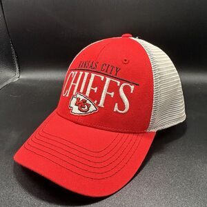 Kansas City Chiefs Trucker Hat Unisex Red White Snap Back Adjustable One Size